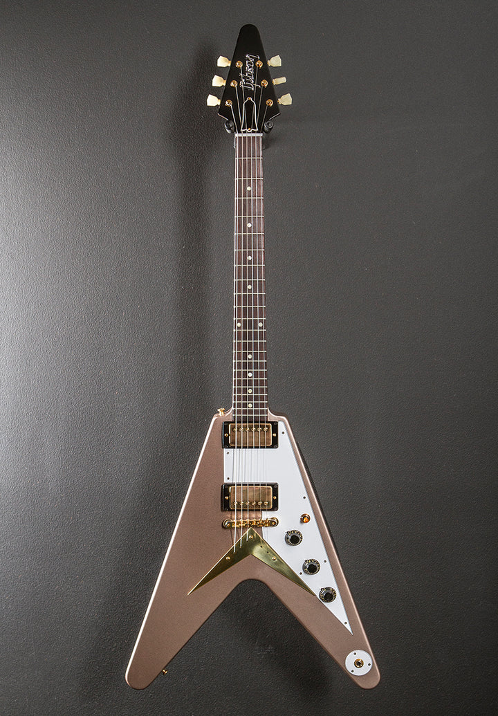 "Made to Measure" 1958 Korina Flying V Reissue - Golden Mist Poly