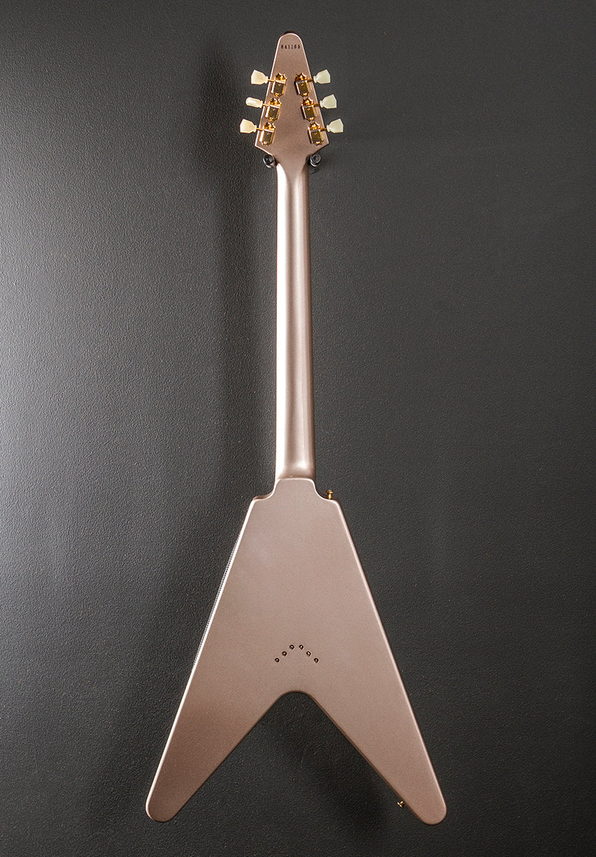 "Made to Measure" 1958 Korina Flying V Reissue - Golden Mist Poly