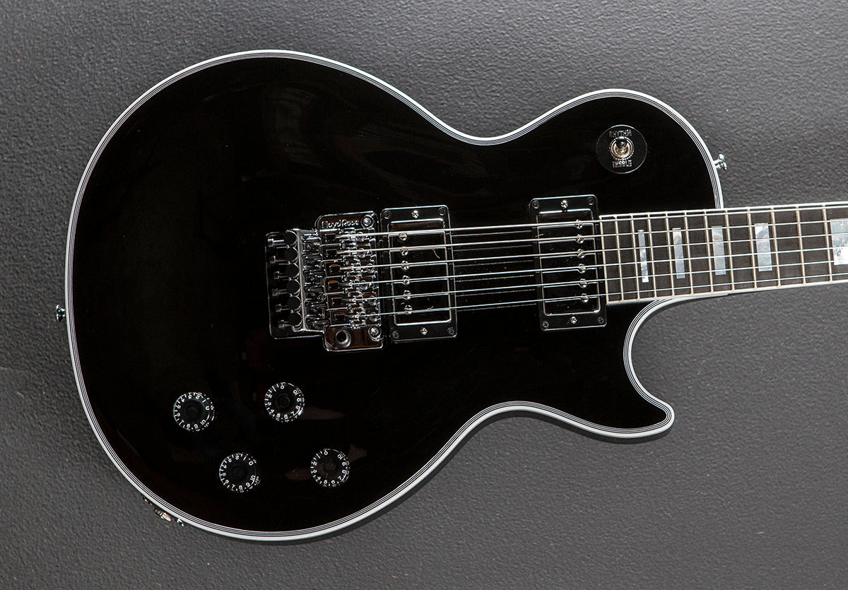 Les Paul Axcess Custom - Gloss Ebony w/Floyd Rose and no Apex
