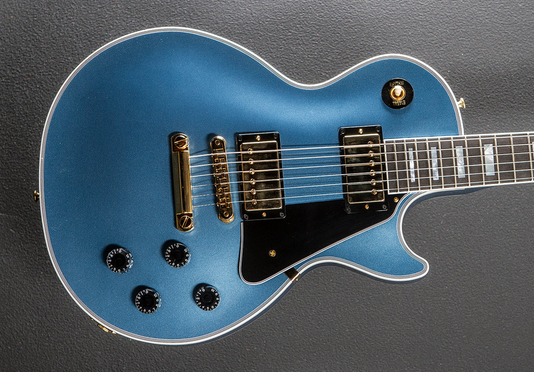"Made to Measure" Les Paul Custom - Pelham Blue w/Ebony