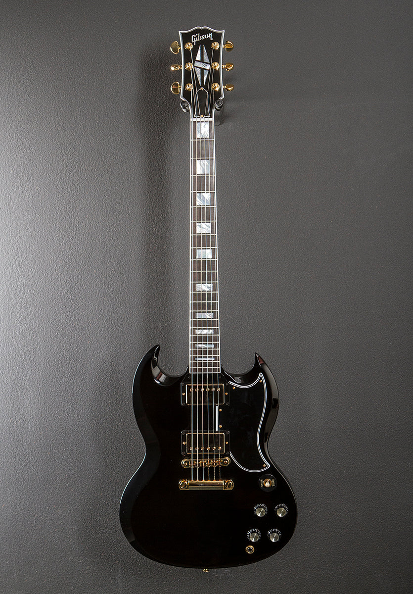 SG Custom 2-Pickup w/Ebony Fingerboard Gloss – Ebony