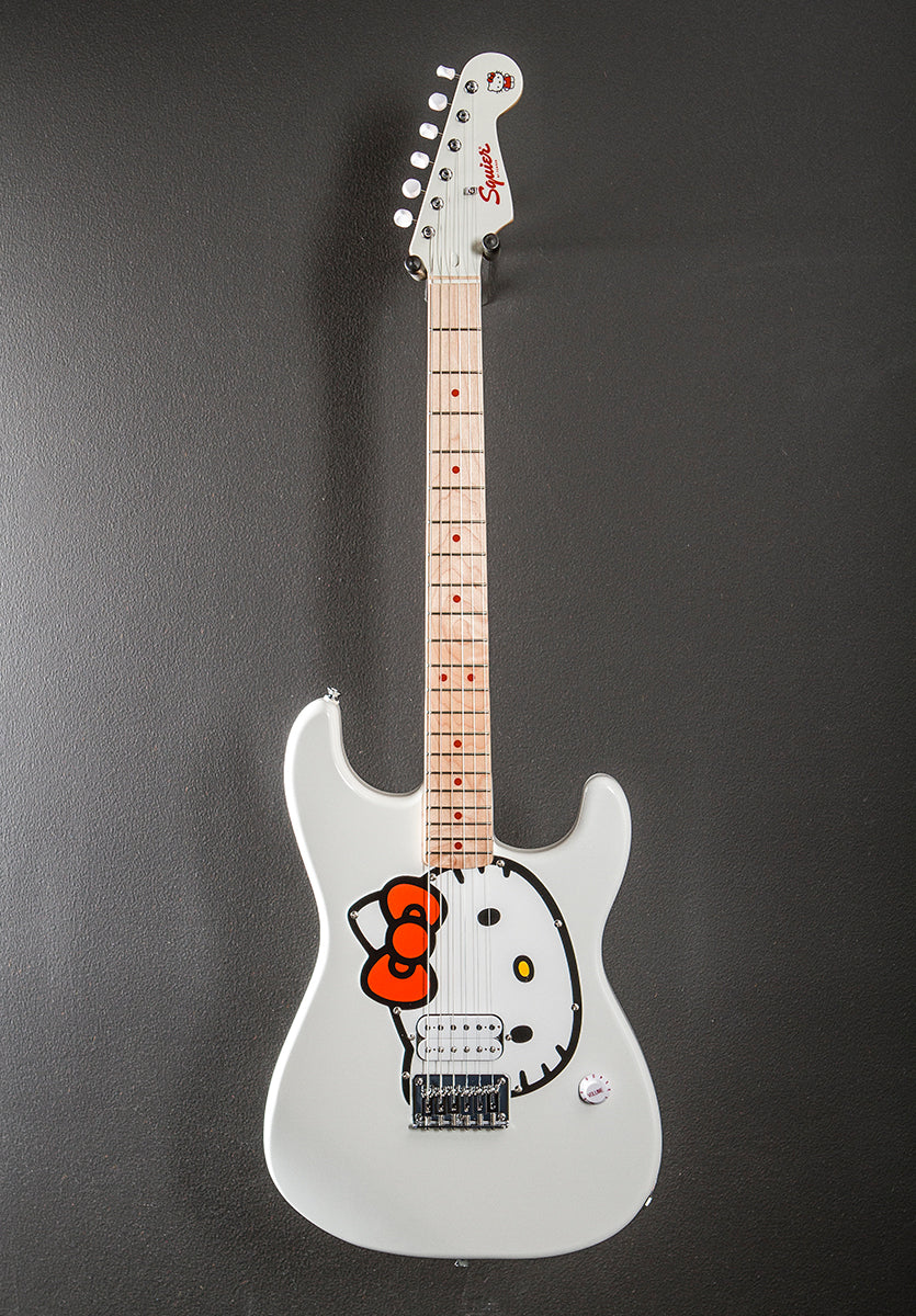 Hello Kitty Stratocaster - White