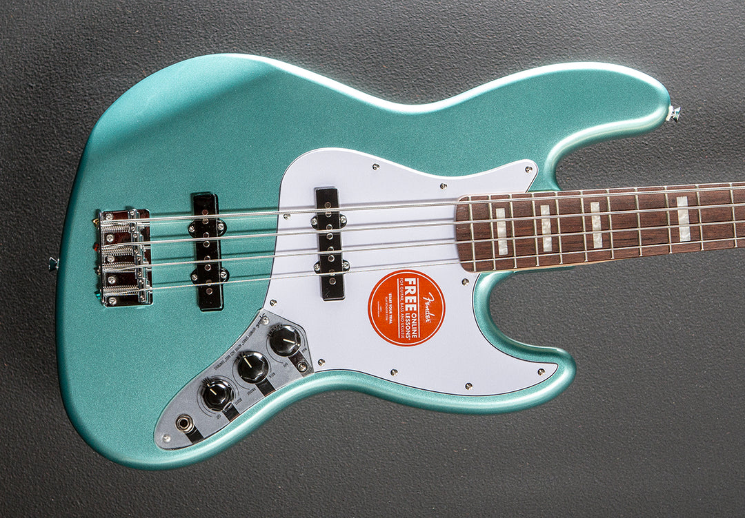 Affinity Series Active Jazz Bass - Mystic Seafoam Green w/Indian Laurel