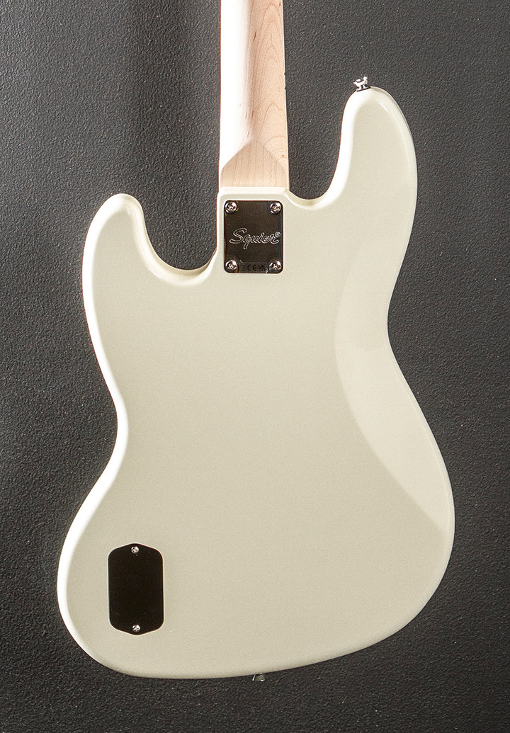 Affinity Series Active Jazz Bass - Olympic White w/Maple