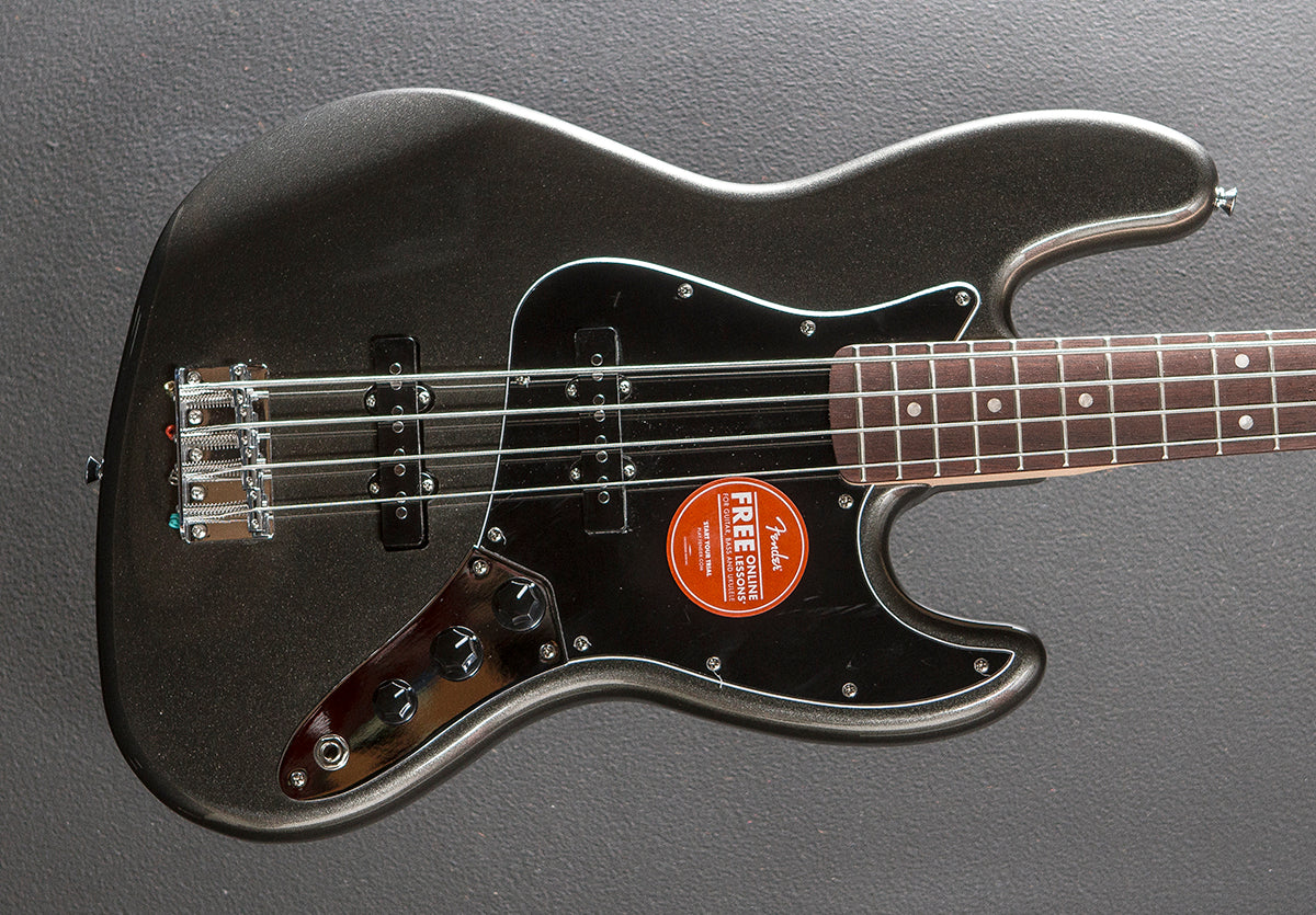 Affinity Series Jazz Bass - Charcoal Frost Metallic w/Indian Laurel