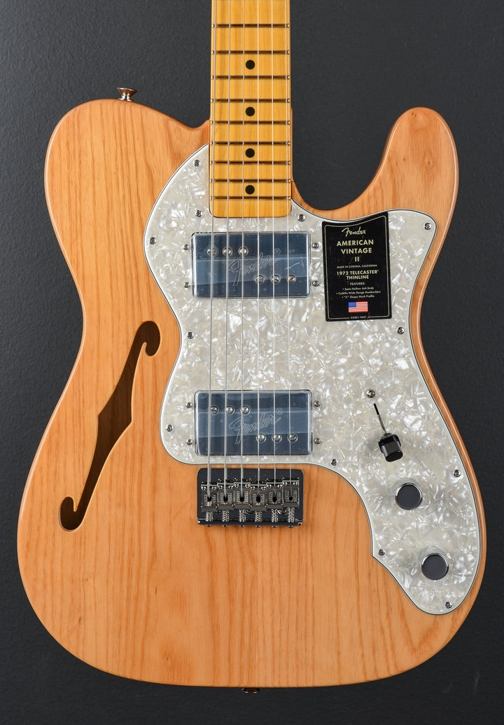 American Vintage II 1972 Telecaster Thinline - Aged Natural