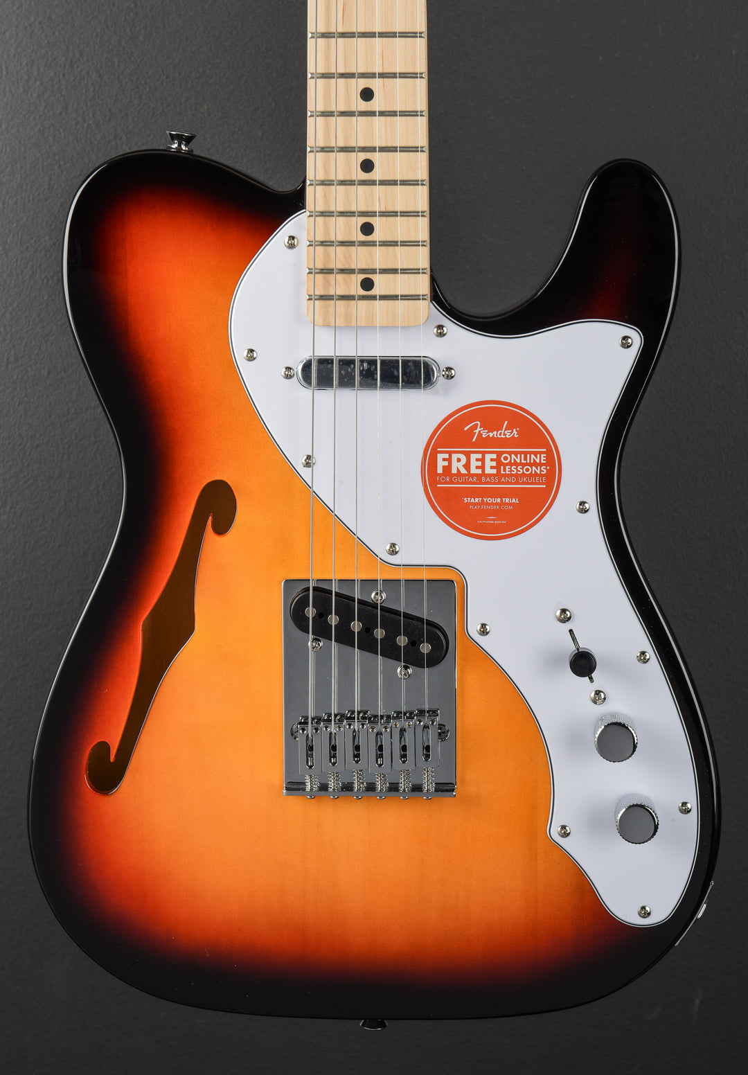 Affinity Series Telecaster Thinline - 3-Color Sunburst