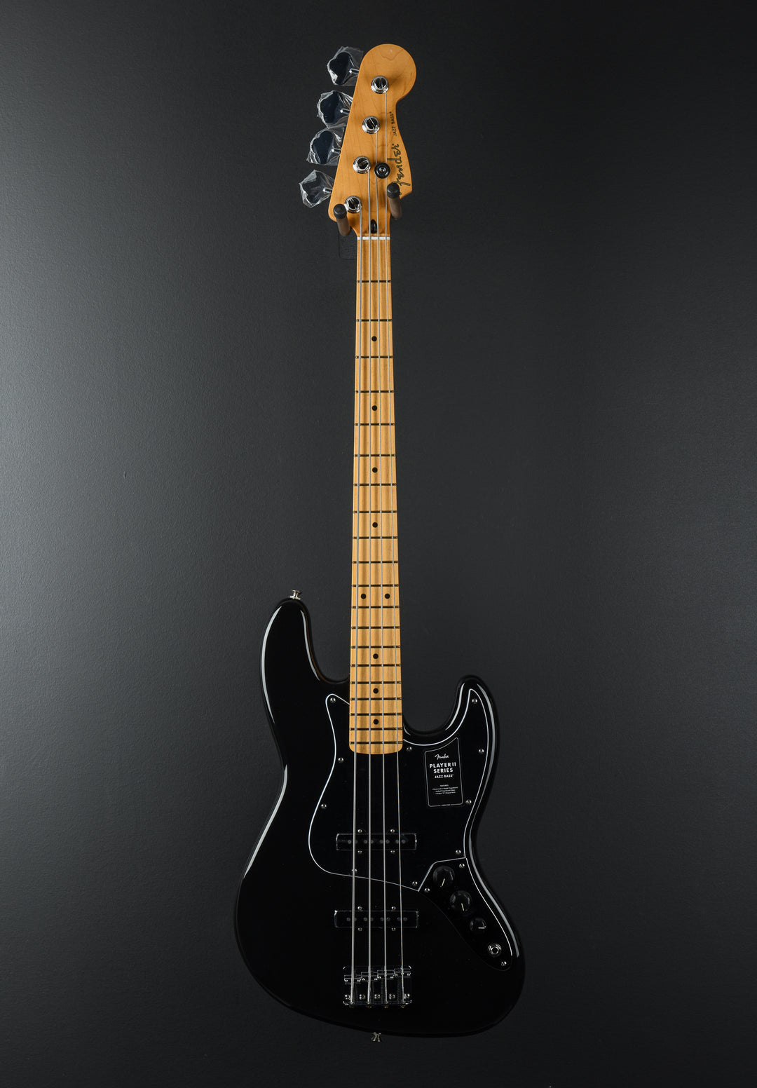 Player II Jazz Bass - Black W/Maple