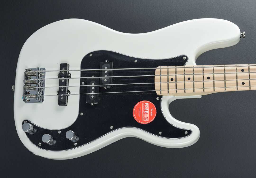Affinity Series Precision Bass PJ - Olympic White w/Maple