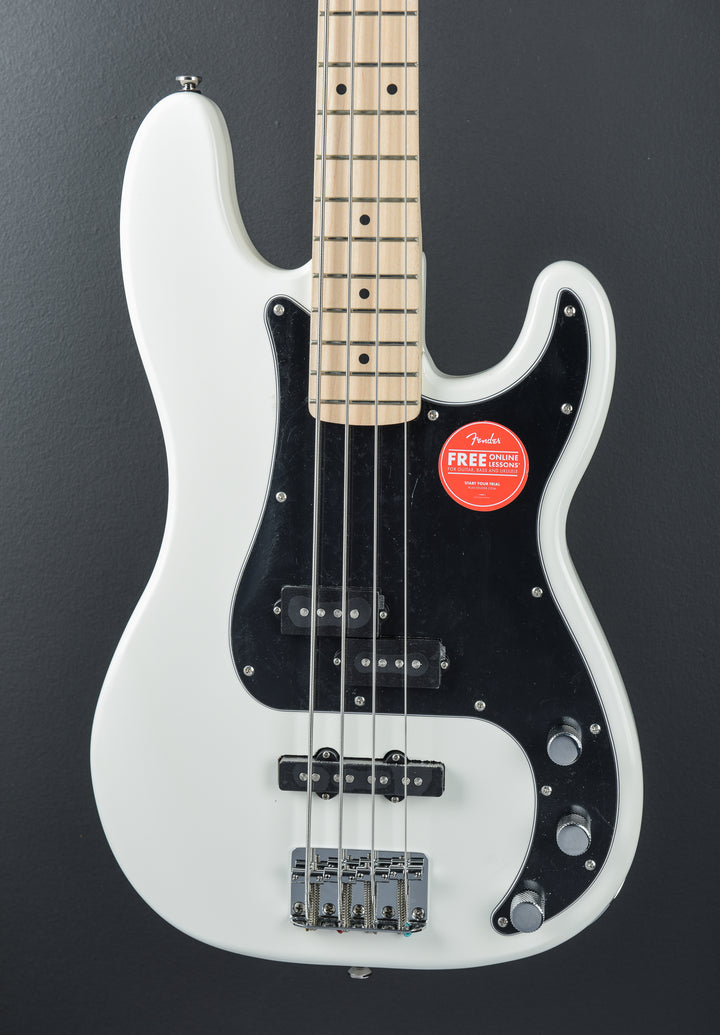 Affinity Series Precision Bass PJ - Olympic White w/Maple