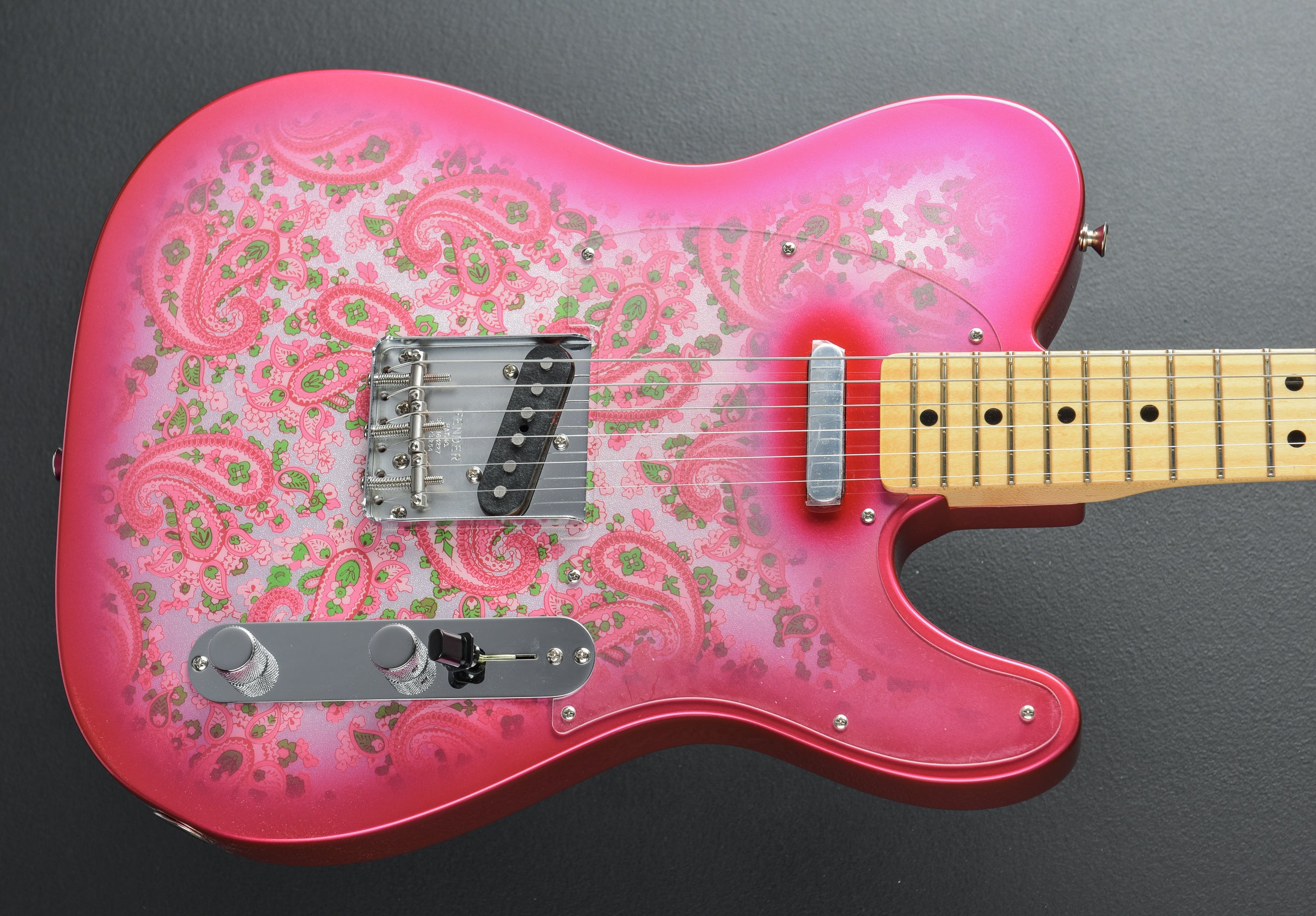 1968 NOS Pink Paisley Telecaster – Dave's Guitar Shop