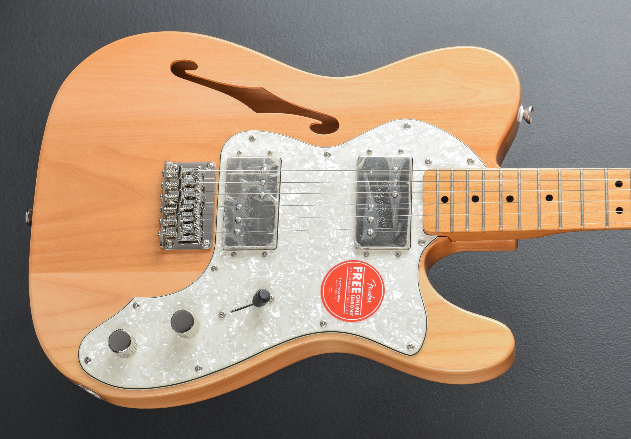 Classic Vibe 70's Telecaster Thinline - Natural – Dave's Guitar Shop