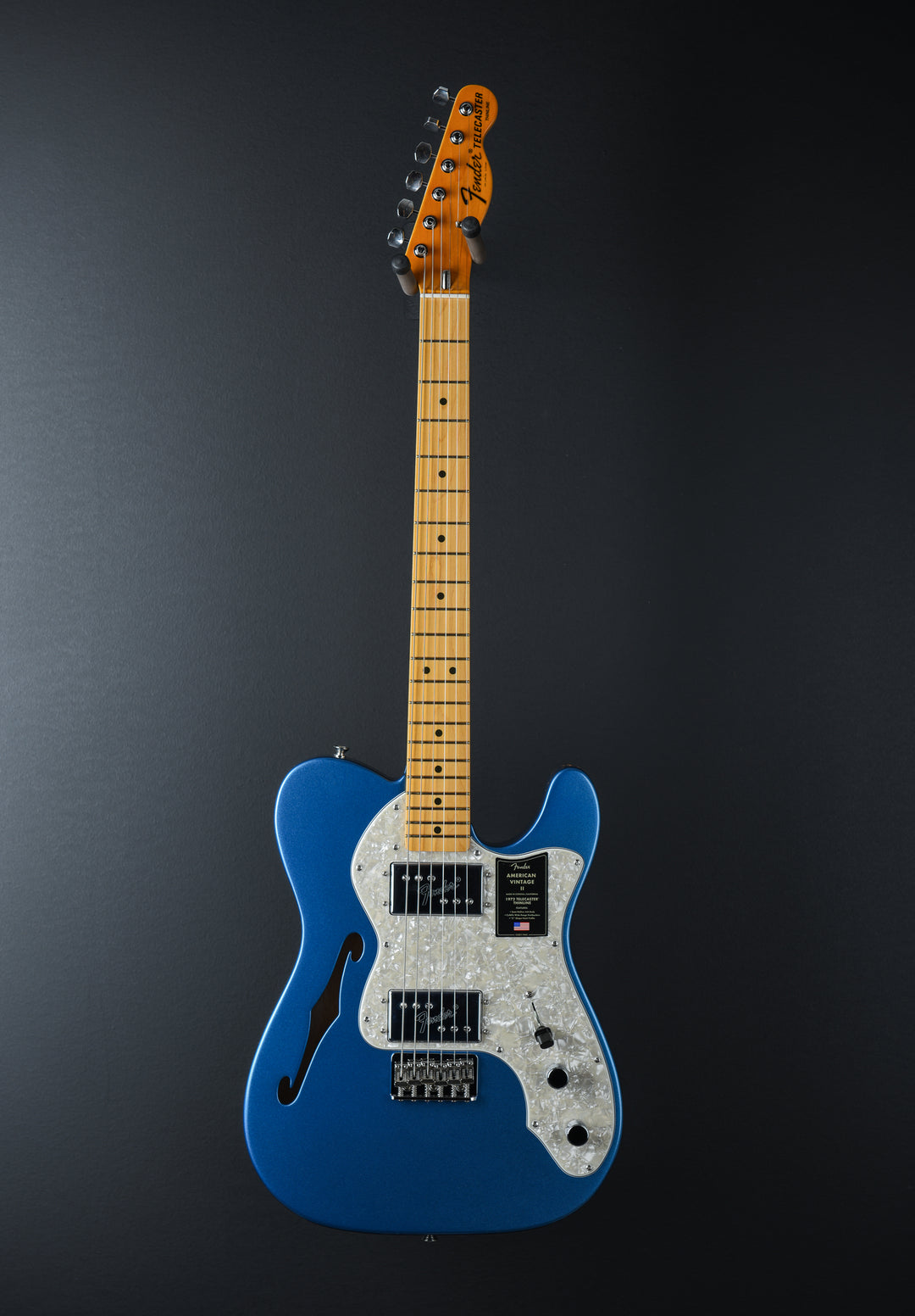 American Vintage II 1972 Telecaster Thinline - Lake Placid Blue