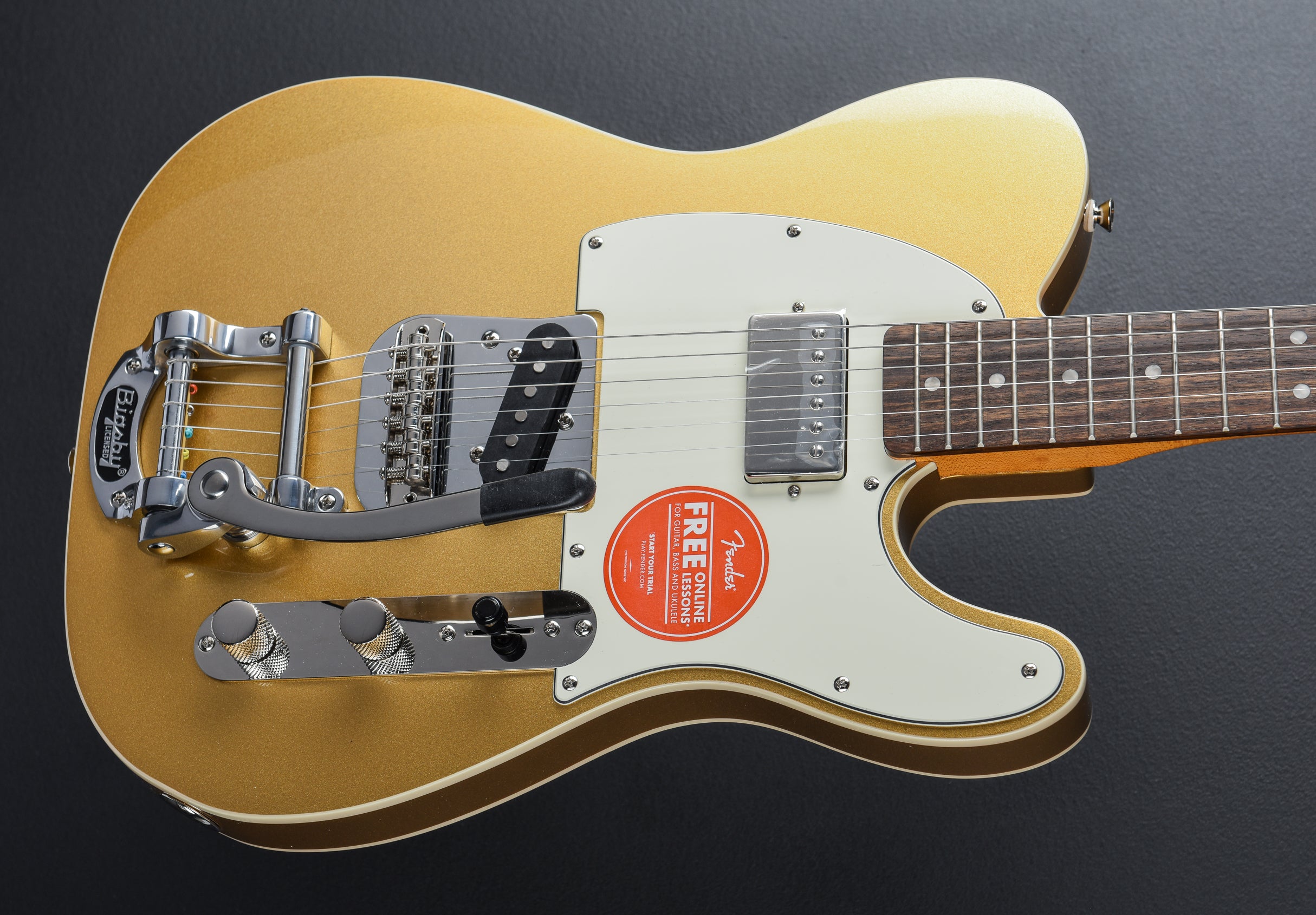 Classic Vibe Custom Telecaster SH w/Bigsby - Aztec Gold – Dave's