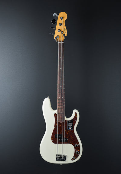 American Professional II Precision Bass - Olympic White w/Maple