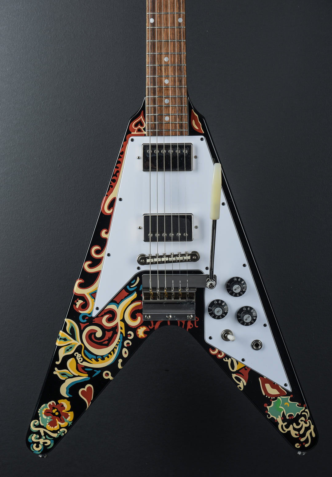 Jimi Hendrix "Love Drops" Flying V - Ebony