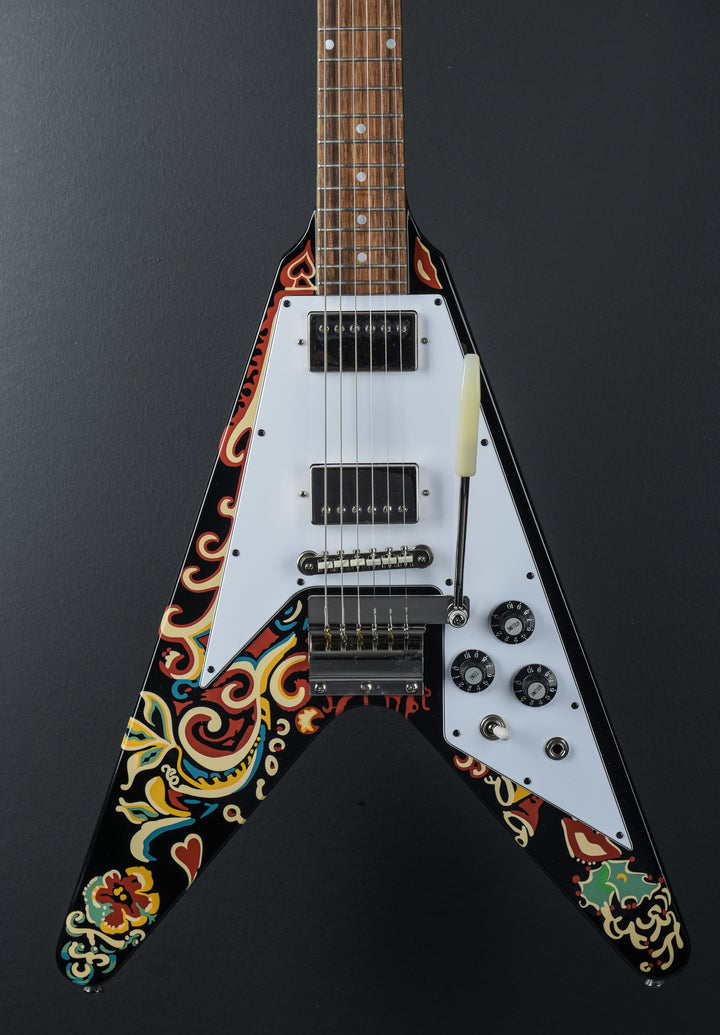 Jimi Hendrix "Love Drops" Flying V - Ebony