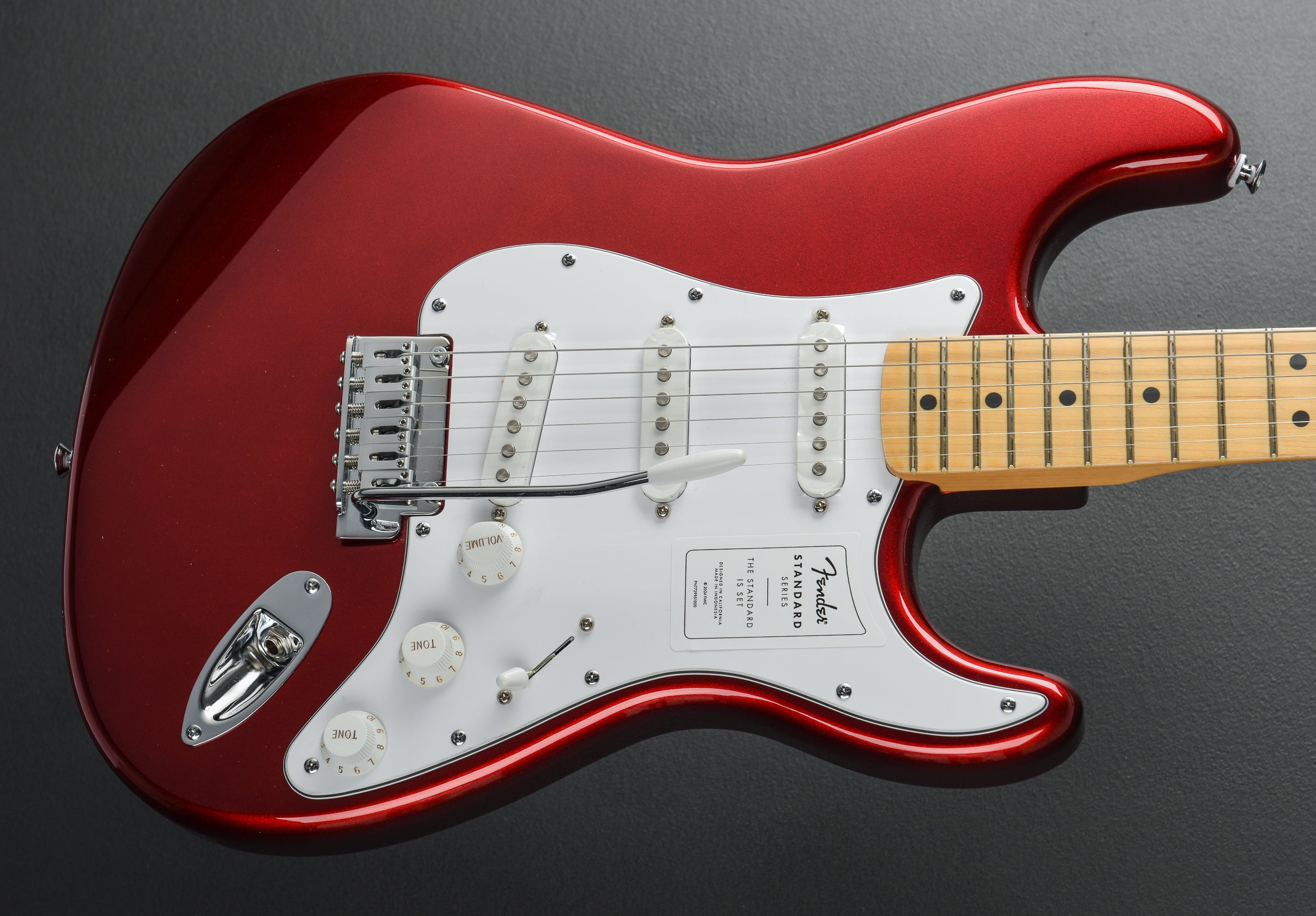 Standard Stratocaster - Candy Cola w/Maple – Dave's Guitar Shop