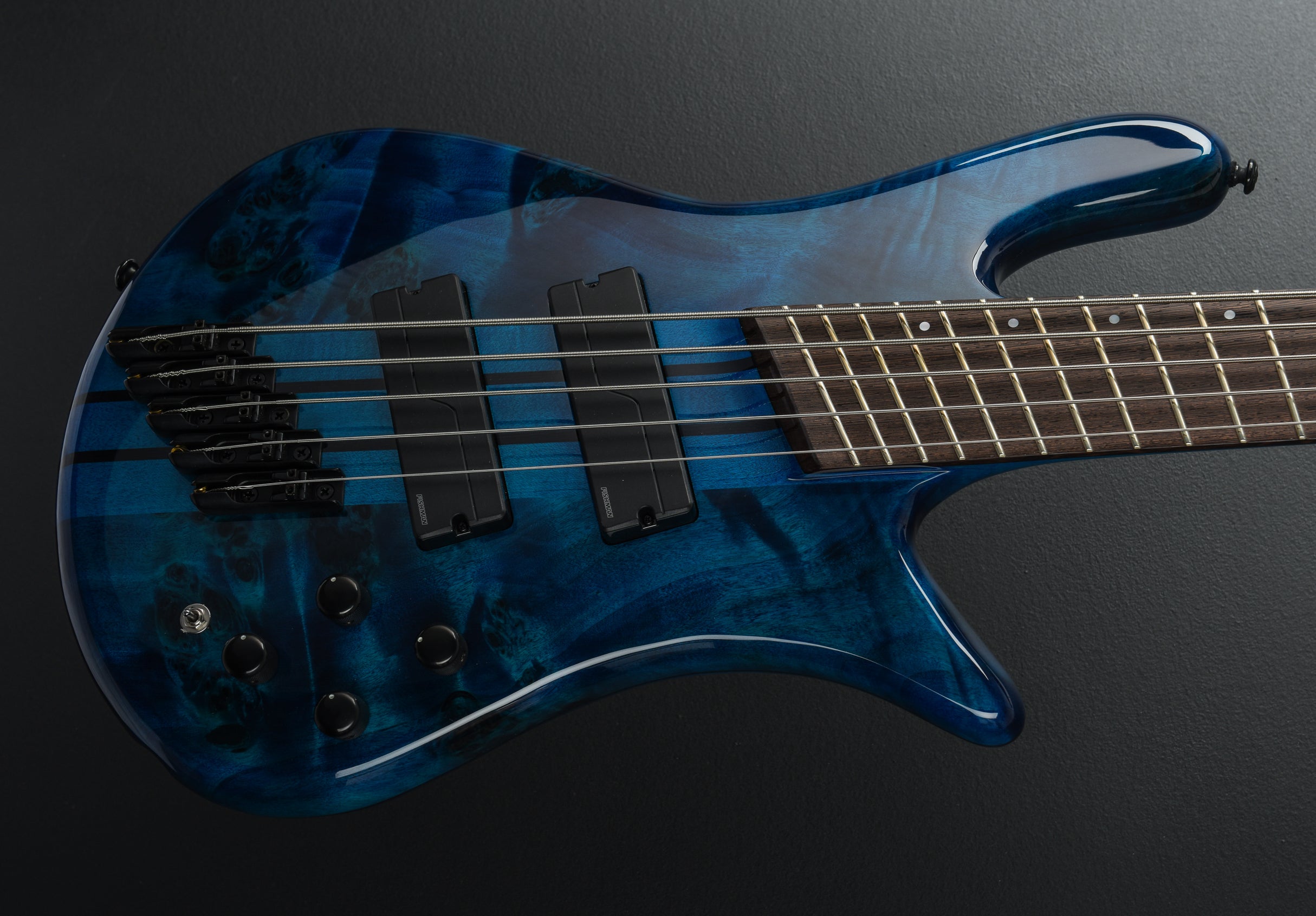 NS Dimension 5 Multi Scale - Black & Blue Gloss – Dave's Guitar Shop