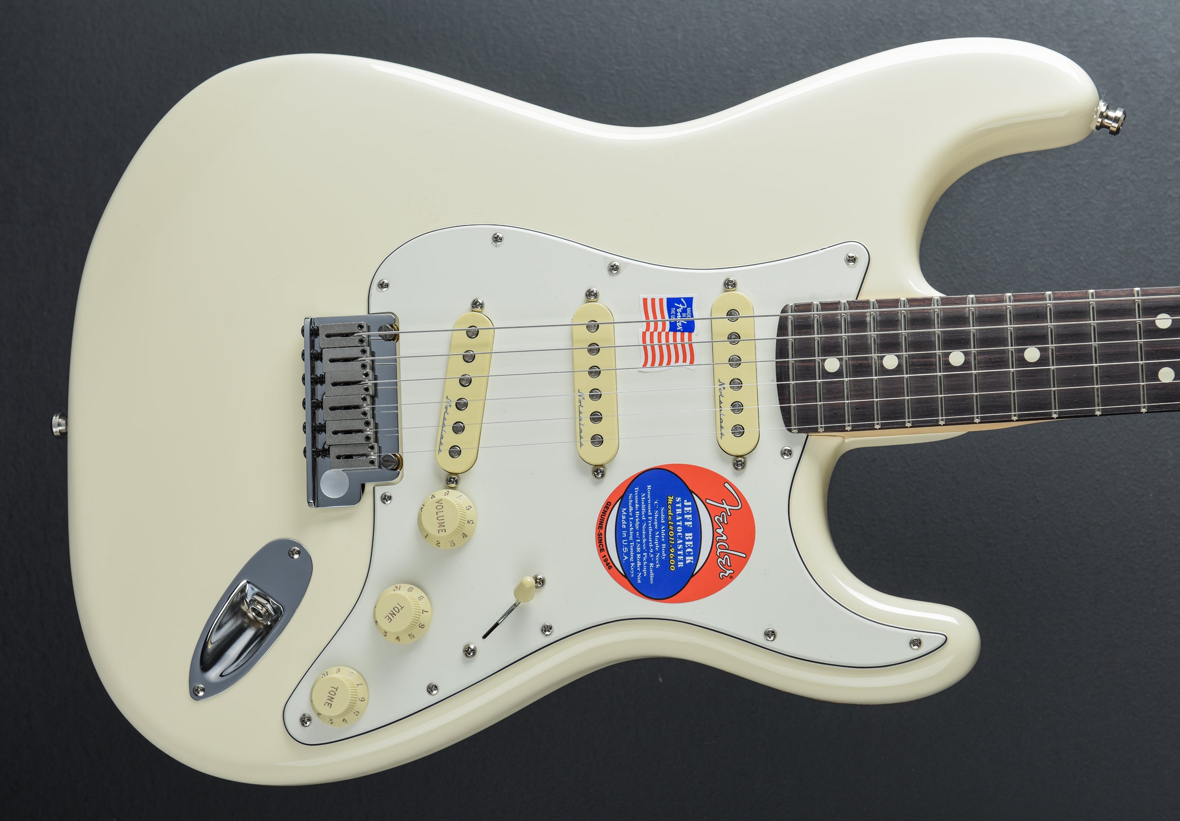 Jeff Beck Stratocaster Olympic White