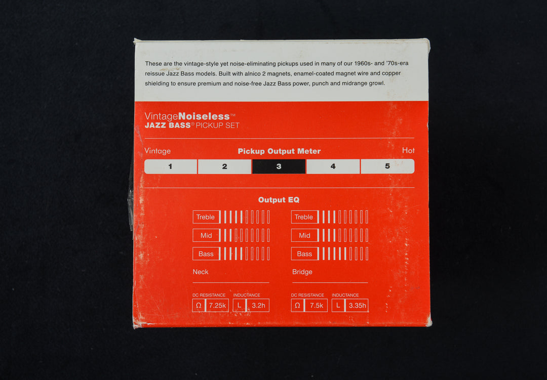 Fender Vintage Noiseless Jazz Bass Pickup Set 'Recent