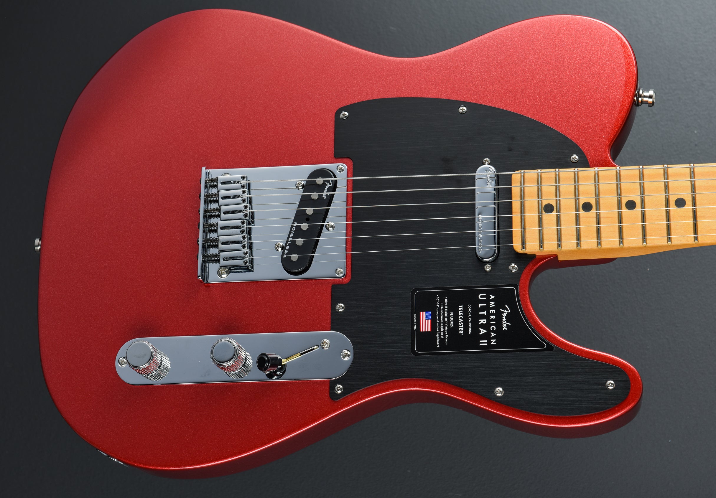 American Ultra II Telecaster - Sinister Red – Dave's Guitar Shop