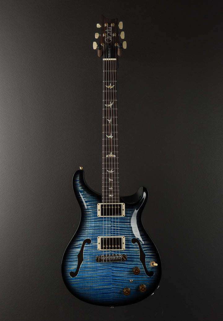 Hollowbody II Piezo 10 Top - Blue Jean Wraparound Burst