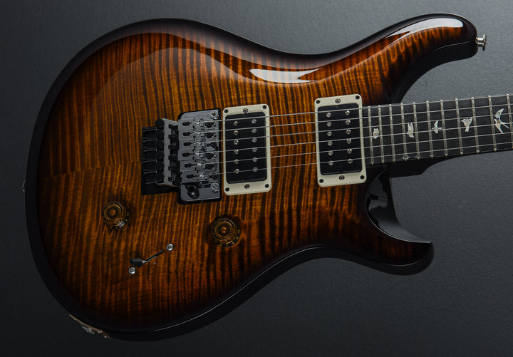 Custom 24 "Floyd" 10 Top - Black Gold Wraparound Burst