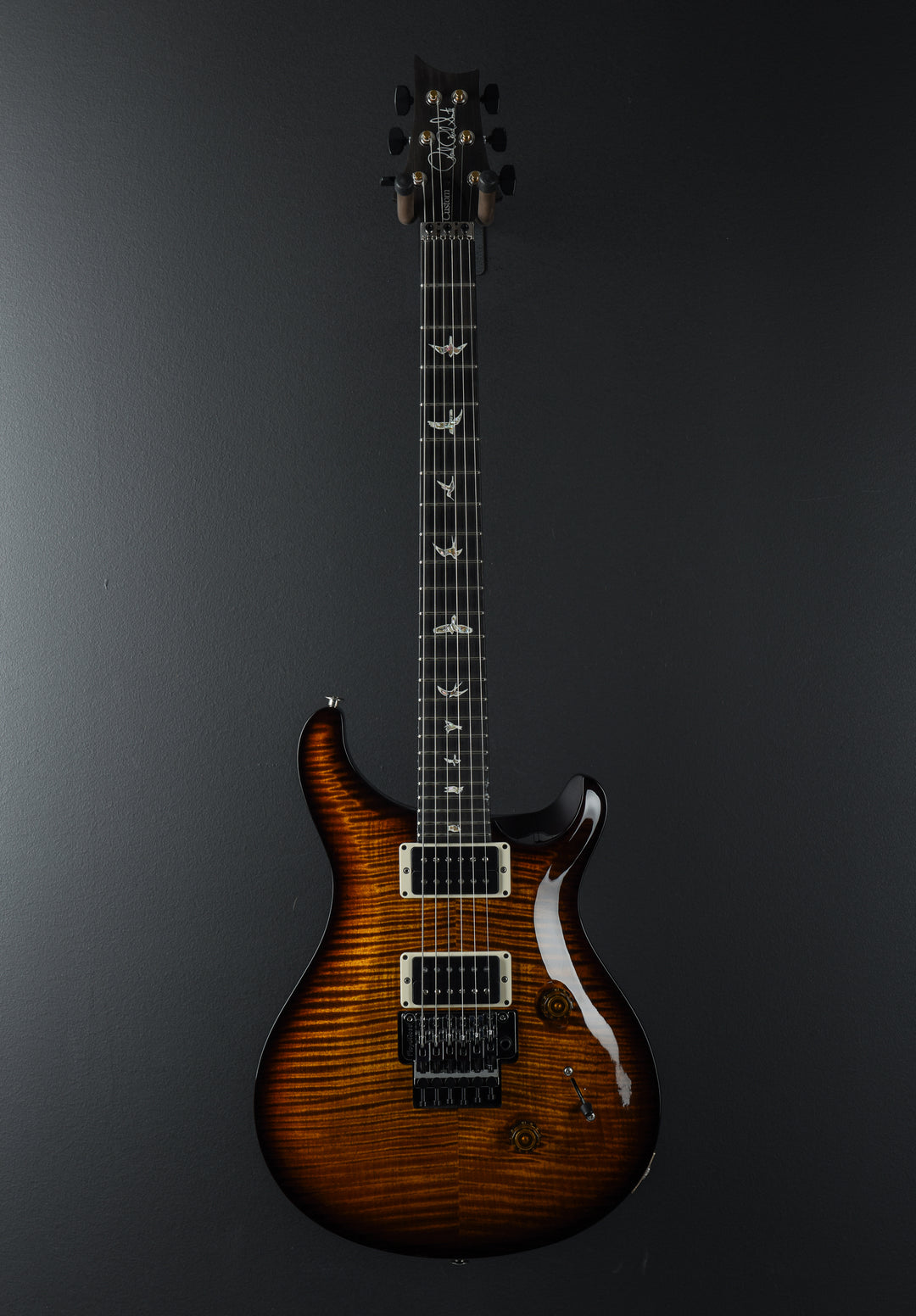 Custom 24 "Floyd" 10 Top - Black Gold Wraparound Burst