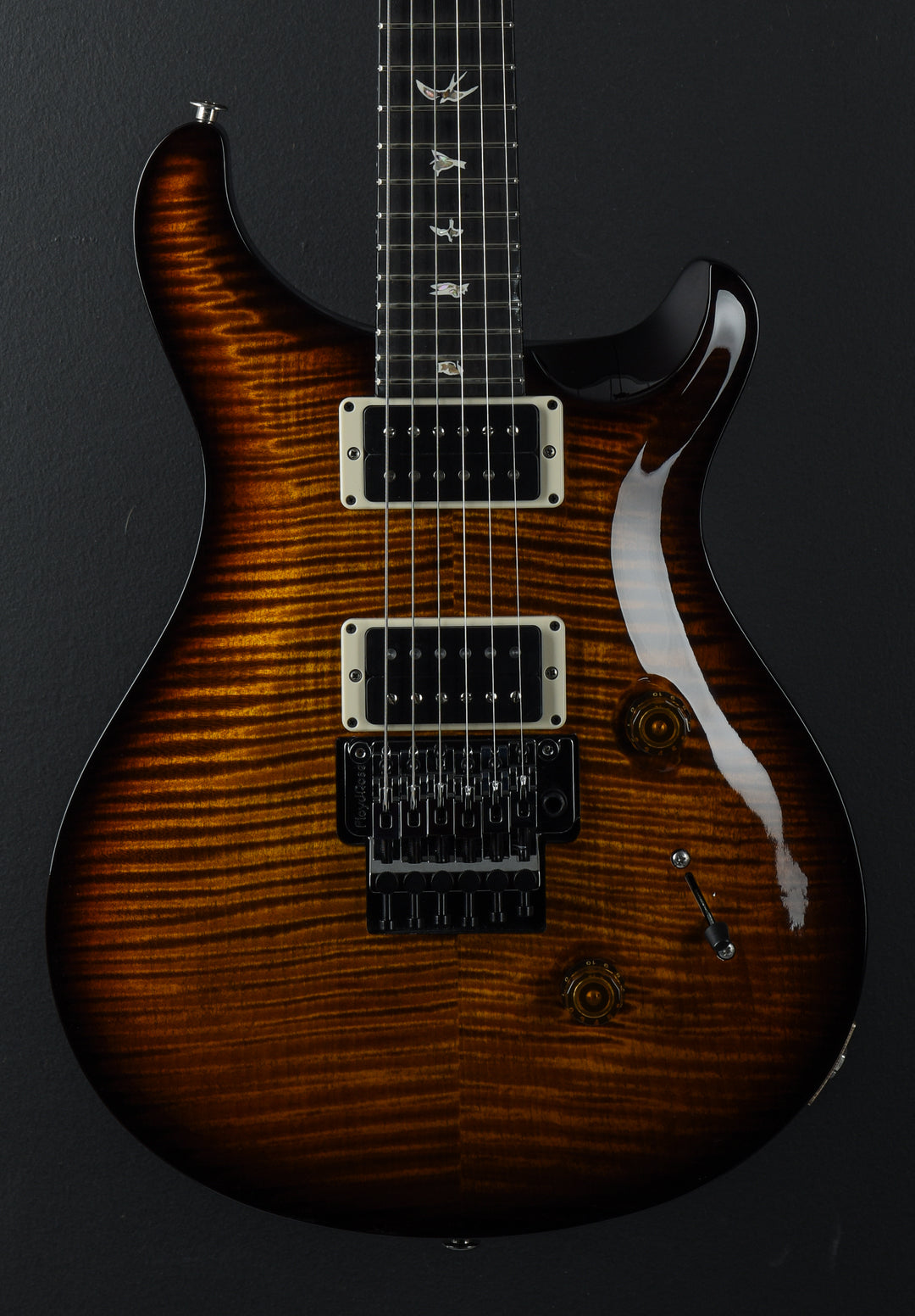 Custom 24 "Floyd" 10 Top - Black Gold Wraparound Burst