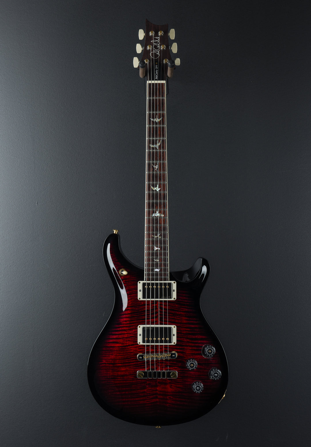 McCarty 594 10 Top - Red Tiger Wraparound Burst