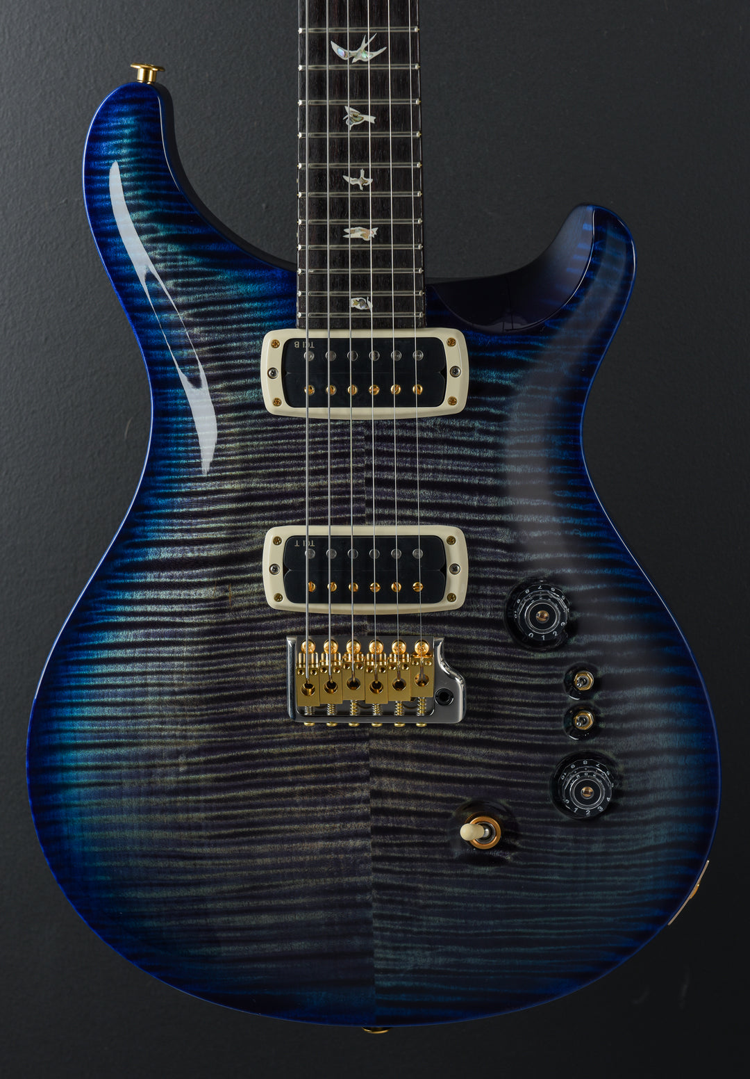Custom 24-08 10 Top  - Aurora Borealis Wraparound Blue Burst
