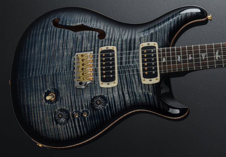 40th Anniversary Custom 24-08 Semi-Hollow Limited Edition - Faded Whale Blue Smokeburst