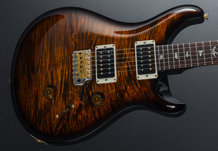 Custom 24 10 Top - Black Gold Wraparound Burst