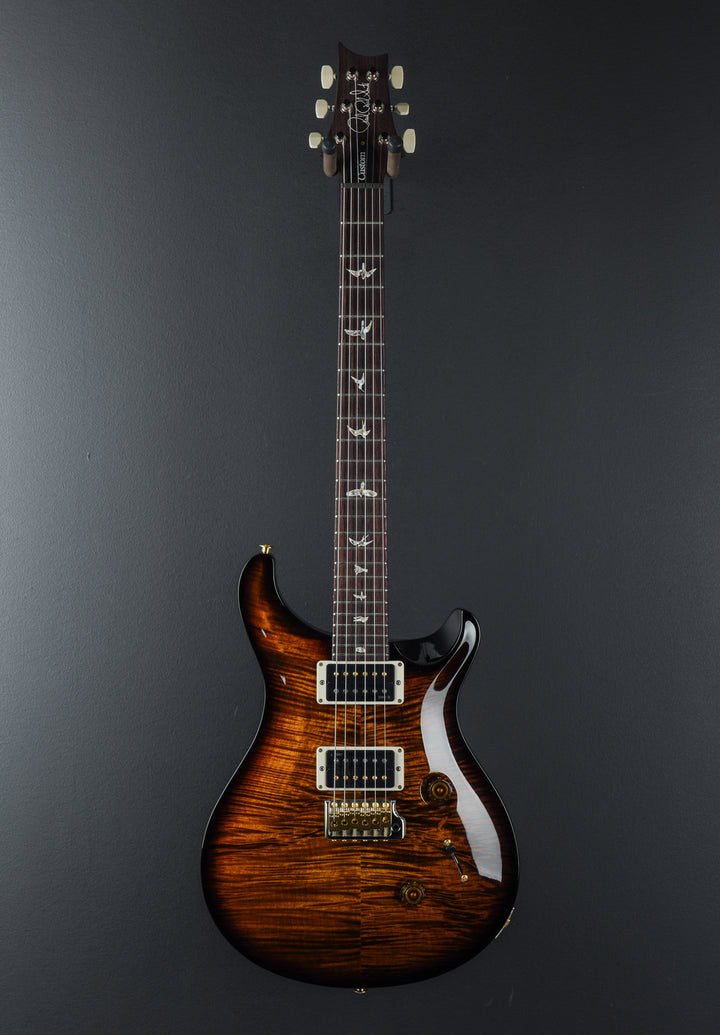 Custom 24 10 Top - Black Gold Wraparound Burst