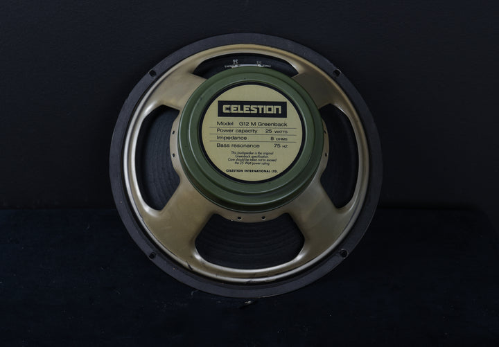 G12 M Greenback 12" Speaker 'Recent