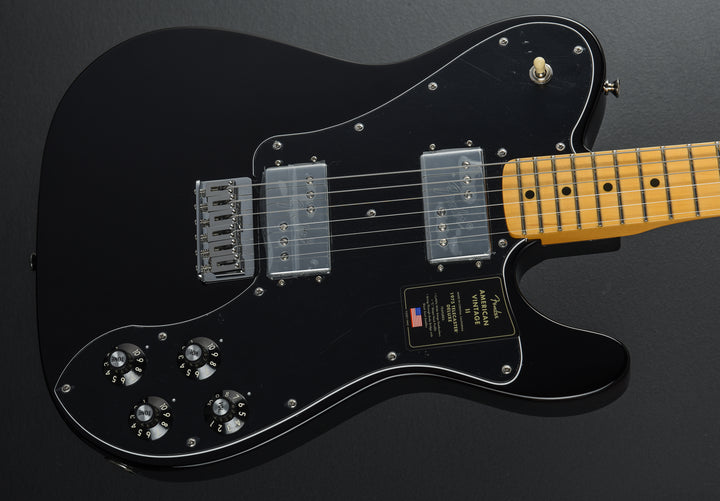 American Vintage II 1975 Telecaster Deluxe - Black