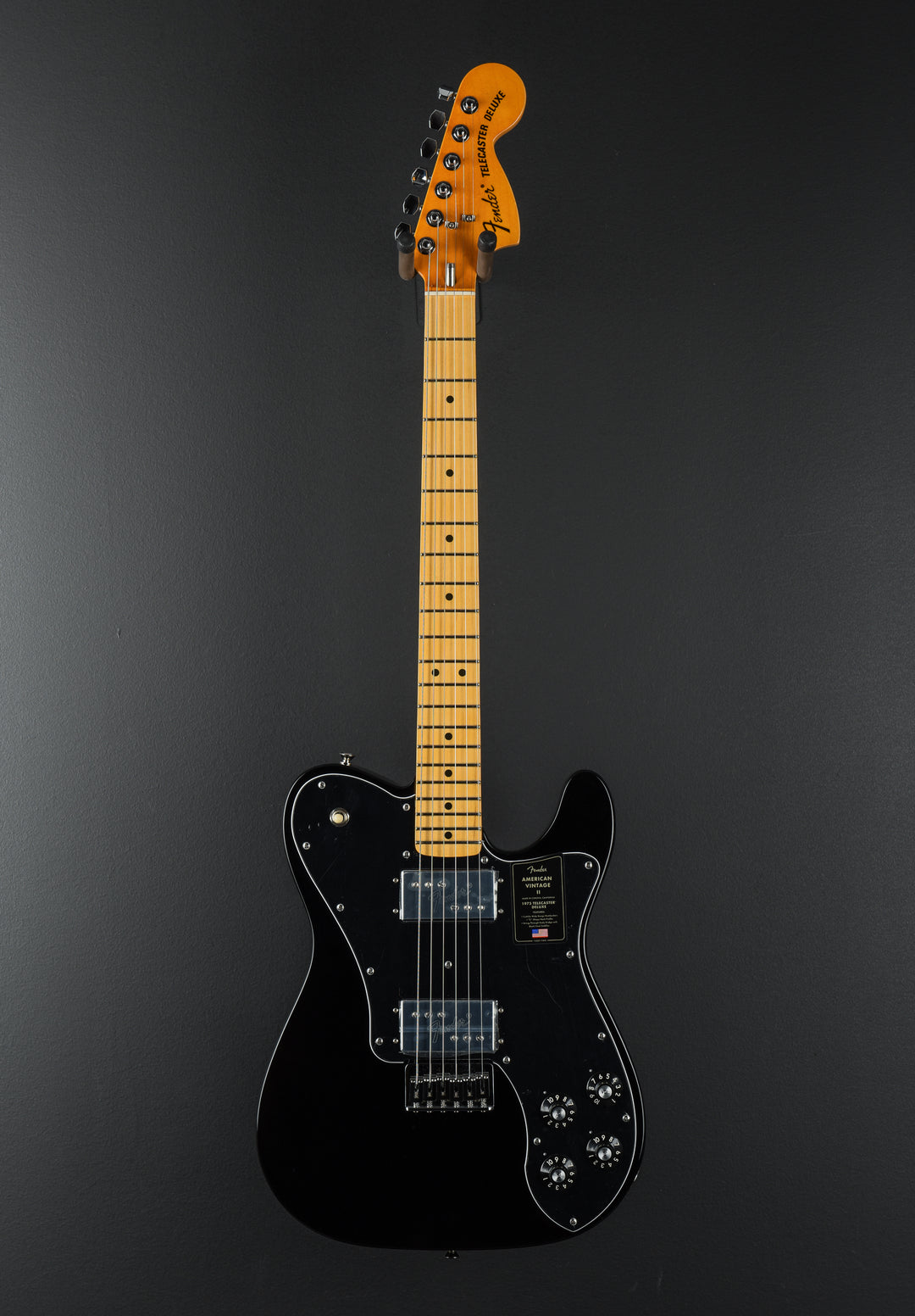 American Vintage II 1975 Telecaster Deluxe - Black