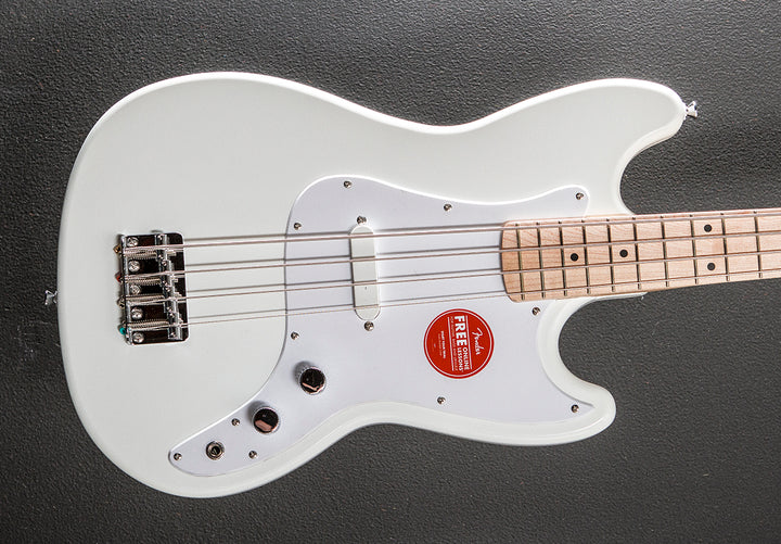 Sonic Bronco Bass - Arctic White w/Maple