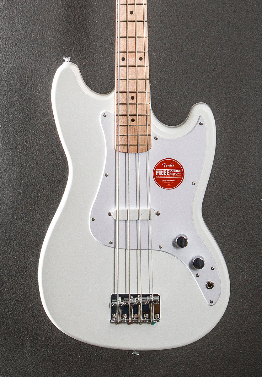 Sonic Bronco Bass - Arctic White w/Maple