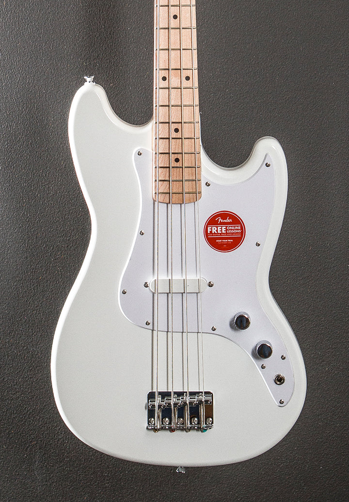 Sonic Bronco Bass - Arctic White w/Maple