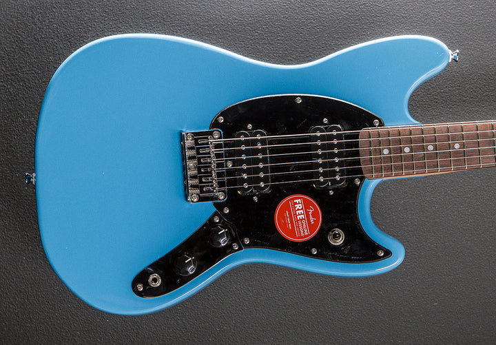 Sonic Mustang HH - California Blue w/Indian Laurel
