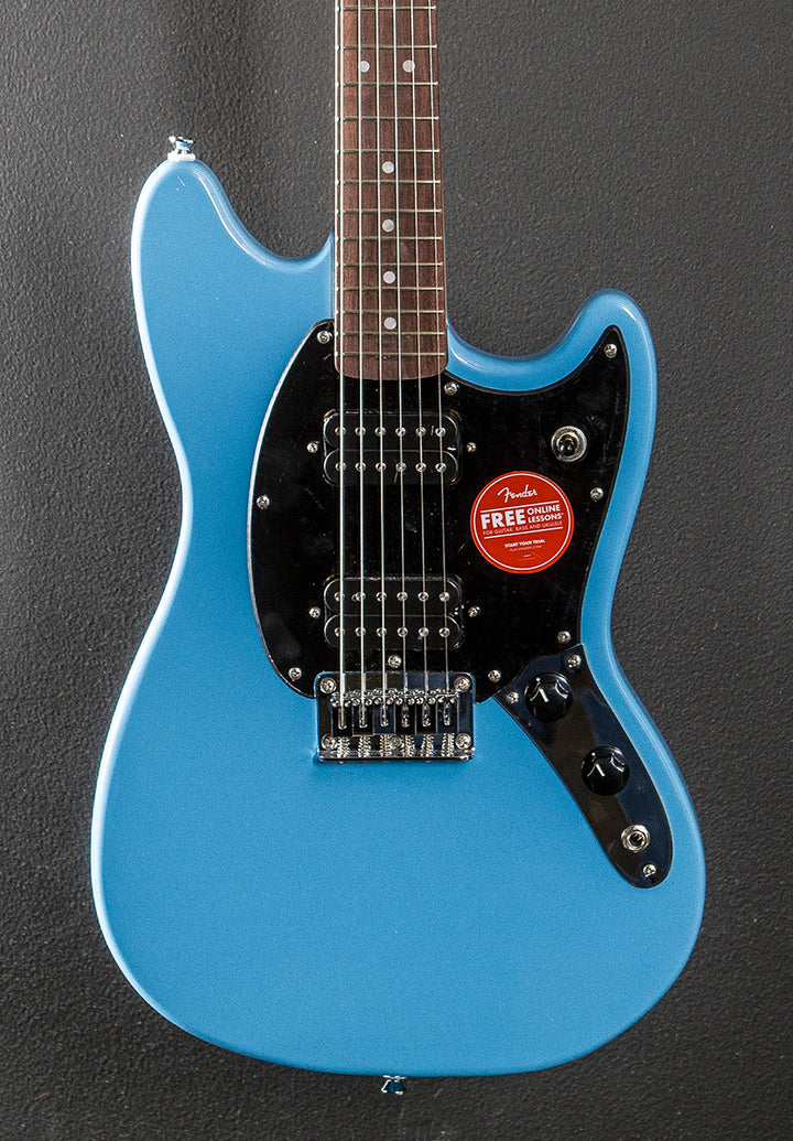 Sonic Mustang HH - California Blue w/Indian Laurel