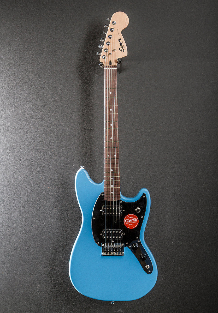 Sonic Mustang HH - California Blue w/Indian Laurel