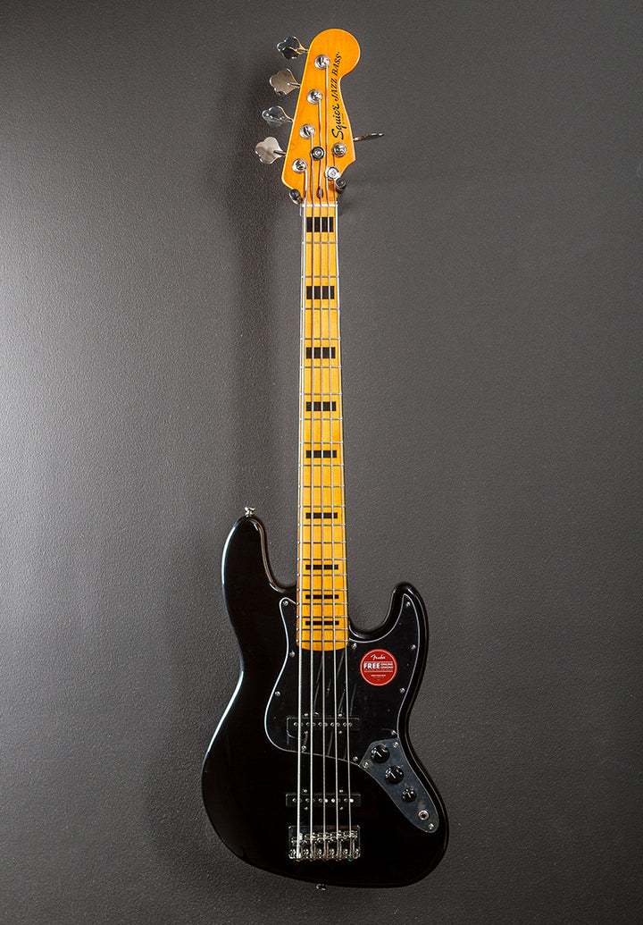 Classic Vibe 70's Jazz Bass V - Black