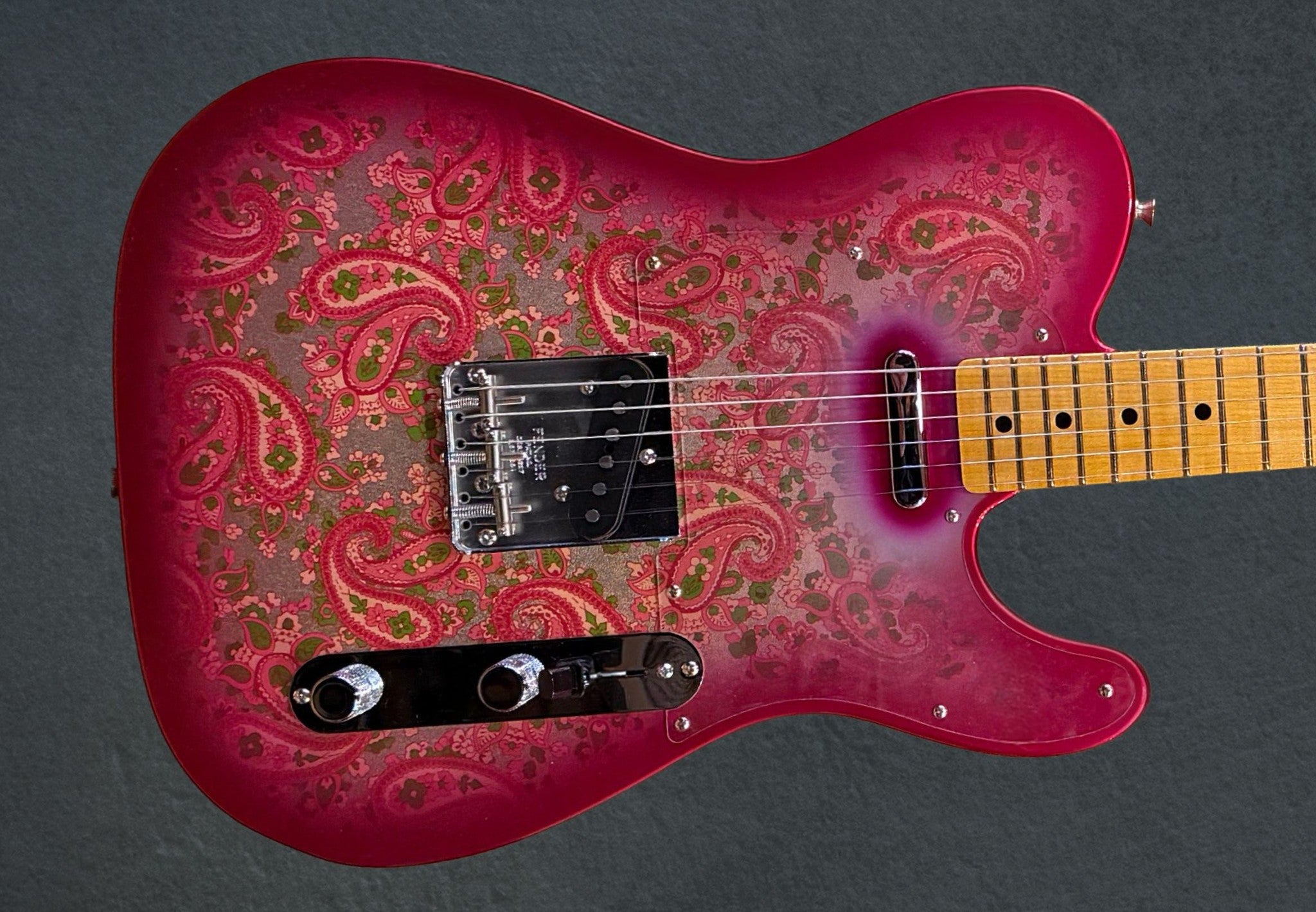 1968 NOS Pink Paisley Telecaster – Dave's Guitar Shop