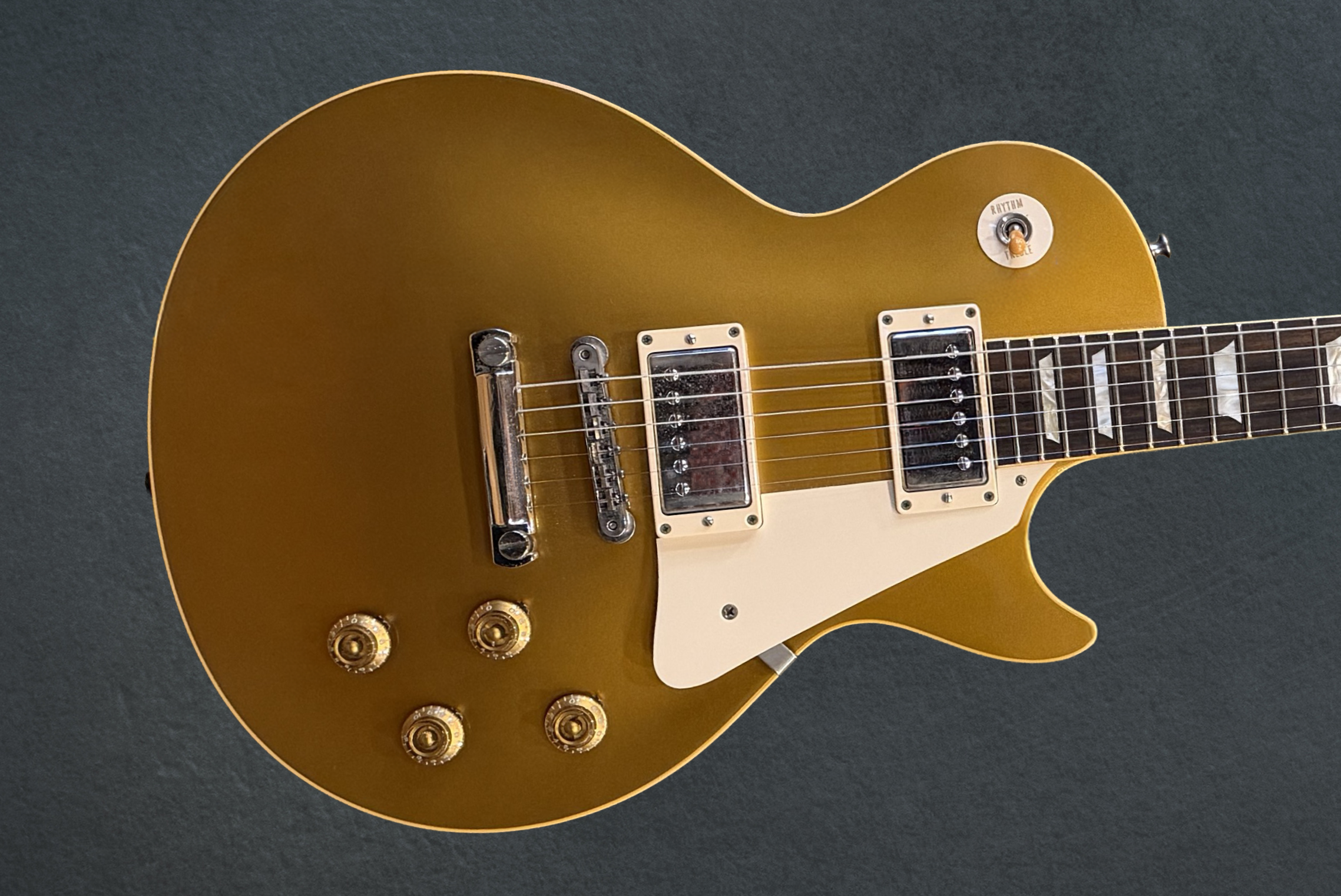 Historic '57 Reissue Les Paul Dark Back Gold Top '04 – Dave's