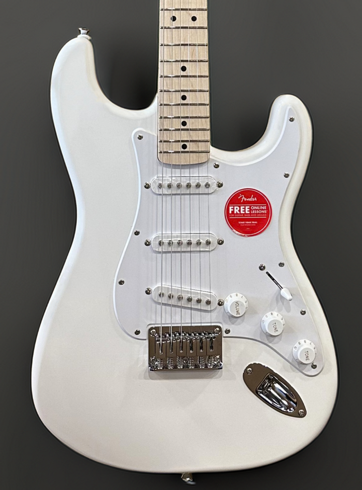 Sonic Stratocaster HT - Arctic White w/Maple