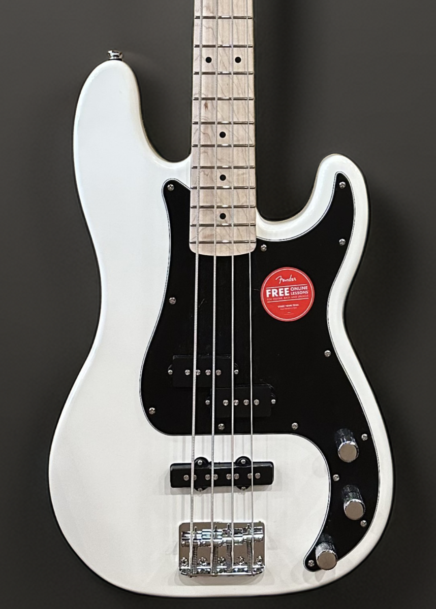 Affinity Series Precision Bass PJ - Olympic White w/Maple