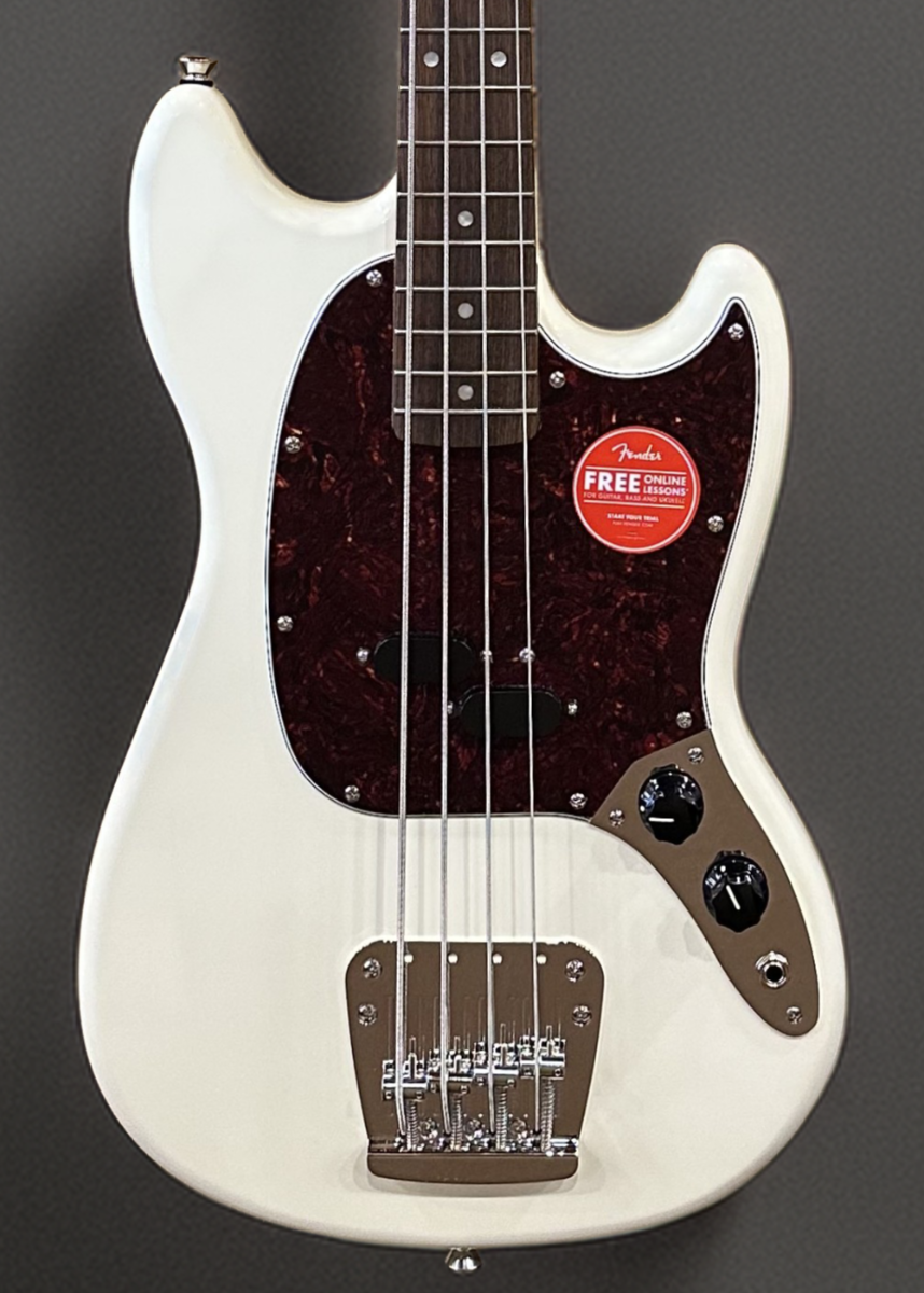 Classic Vibe 60’s Mustang Bass - Olympic White